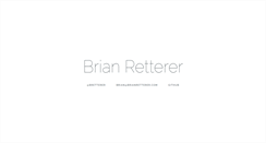 Desktop Screenshot of brianretterer.com